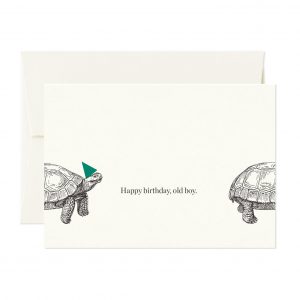 Old Tortoise Birthday Card